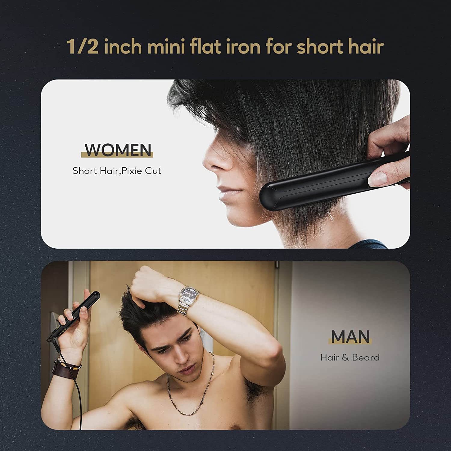 Half deals inch straightener