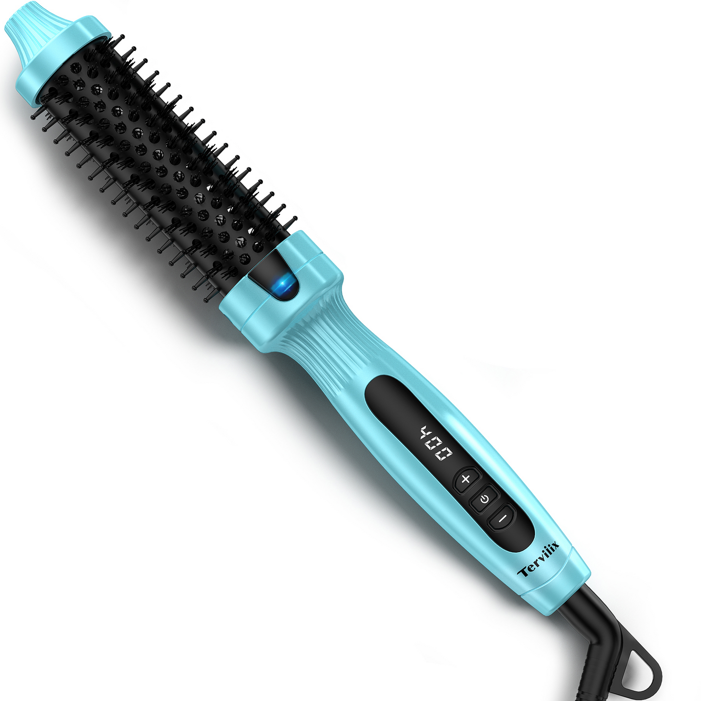 Terviiix 1.5" Thermal Ionic Brush Heated for Hair Curling, Gold