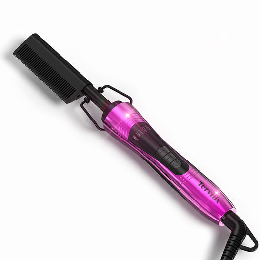 Terviiix Electric Hot Comb, 24k pink