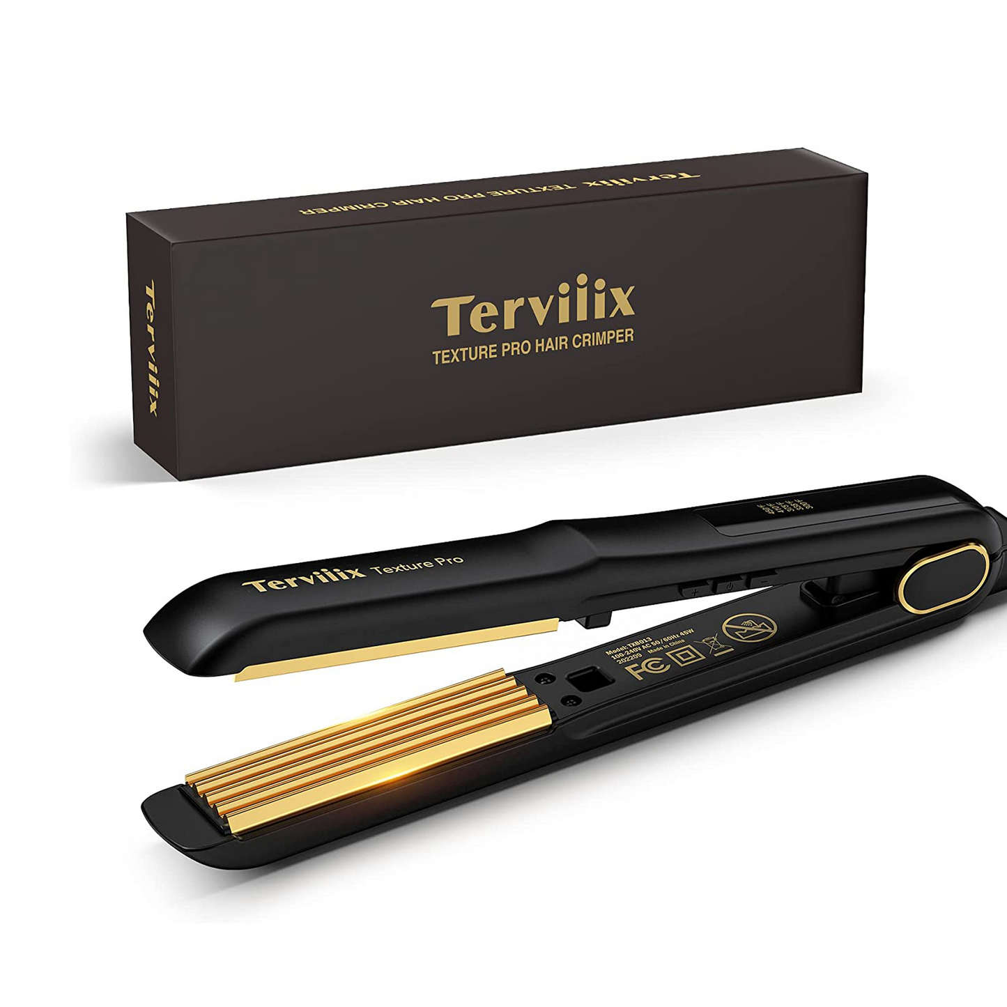Terviiix 1/2" Pencil Titanium Crimping Iron